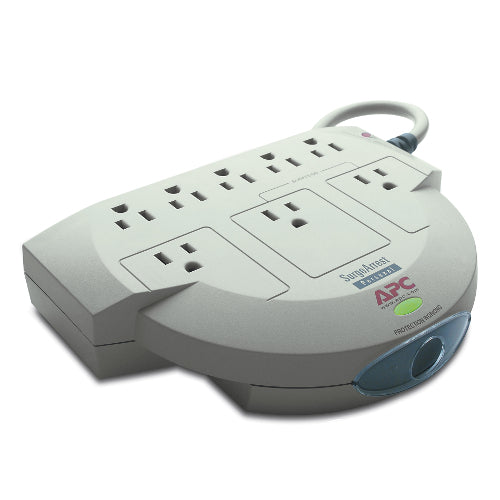 APC SurgeArrest PER8T Personal 8-Outlet Surge Protector with Phone Line Protection