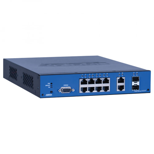 Adtran NetVanta 1531P 1700571F1 12-Port PoE Gigabit Ethernet Switch