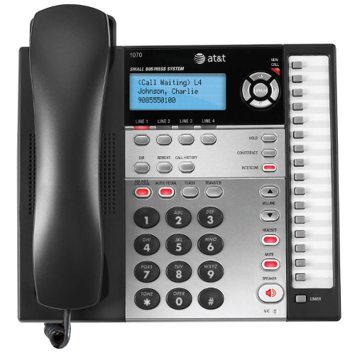 AT&T 1070 4-Line Expandable Speakerphone with Caller ID (Refurbished)