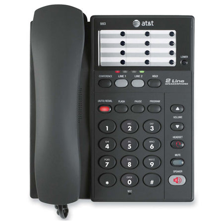 AT&T 983 2-Line Corded Speakerphone (Refurbished)