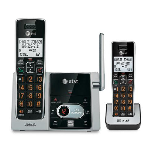 AT&T CL82213 DECT 6.0 Cordless Phone with 2 Handsets and Digital Answering System