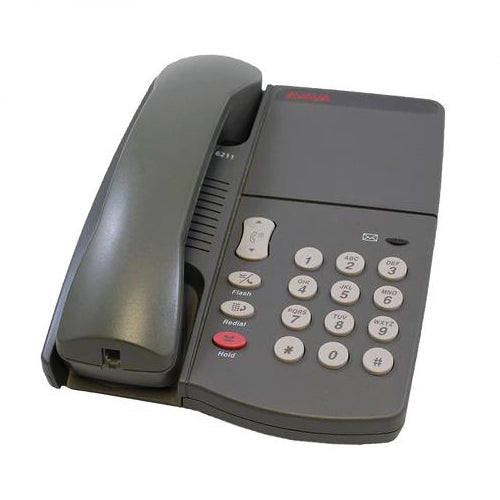Avaya Definity 6211 700287667 Single Line Analog Phone (Gray/Refurbished)