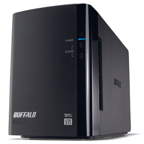 Buffalo HD-WH8TU3R1 DriveStation Duo USB 3.0 2-Drive 8 TB Desktop DAS Storage