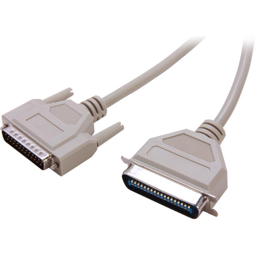 C2G 02798 6ft DB25 Male to Centronics 36 Male Parallel Printer Cable