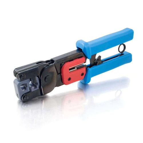 C2G 19579 RJ11/RJ45 Crimping Tool with Cable Stripper