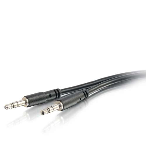 C2G 22602 10ft Slim Aux 3.5mm Audio Cable Male/Male