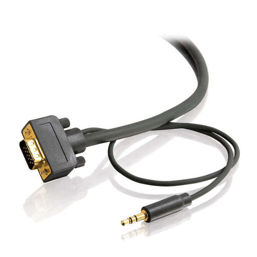 C2G 28251 12ft Flexima VGA and 3.5mm Audio/Video Cable Male/Male