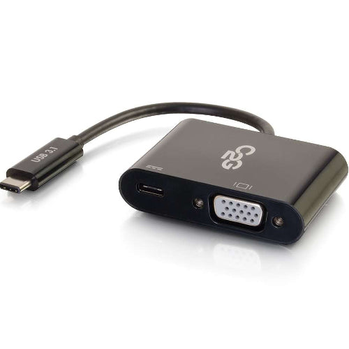 C2G 29533 USB-C to VGA Video Adapter with Power Delivery
