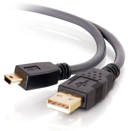 C2G 29651 6.6ft Ultima USB 2.0 A to Mini-B Cable Male/Male