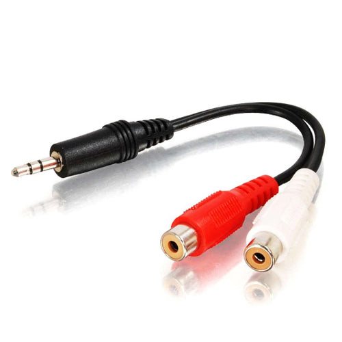 C2G 40425 6ft Value Series 3.5mm Male to 2x RCA Stereo Female Y-Cable