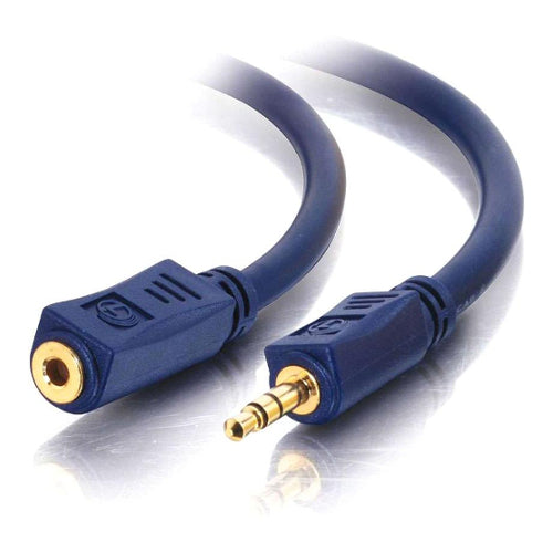 C2G 40609 12ft Velocity 3.5mm Stereo Audio Extension Cable Male/Female