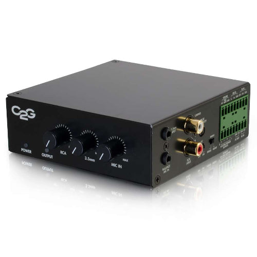 C2G 40880 Plenum-Rated 50 Watt Audio Amplifier