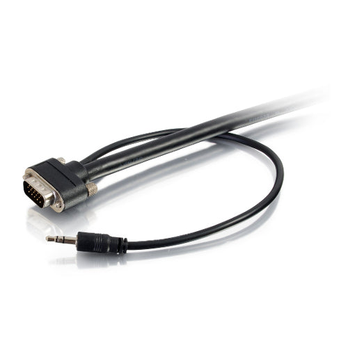 C2G 50225 6ft Select VGA and 3.5mm Audio/Video Cable Male/Male