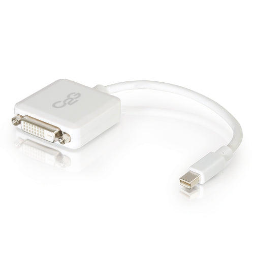 C2G 54312 8 inch Mini DisplayPort to Single Link DVI-D Adapter Converter Male/Female