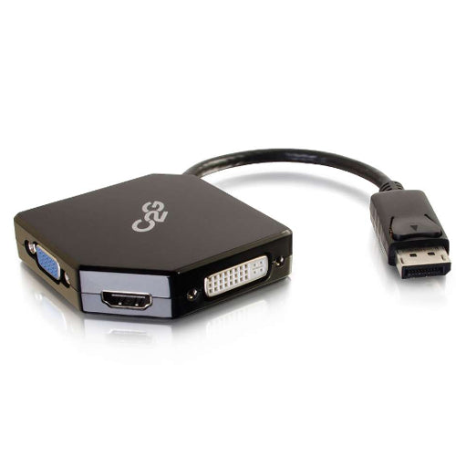 C2G 54340 DisplayPort to HDMI, DVI or VGA Adapter Converter