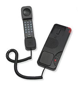 Cetis Teledex Opal OPL691591 Trimline Two Line Corded Phone (Black)