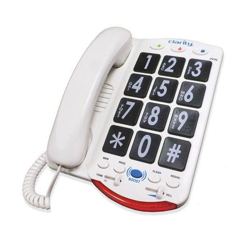 Clarity JV35 76560.001 Amplified Telephone with Talk Back Numbers