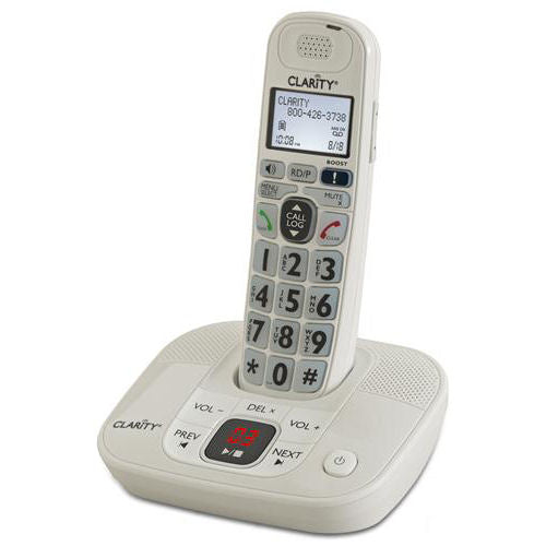 Clarity D714 40dB Amplified Cordless Phone with Answering Machine