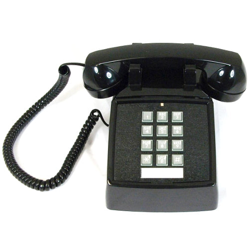 Cortelco 250000-VBA-20M Traditional Basic Desk Phone (Black)
