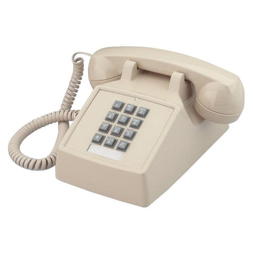 Cortelco 250044-VBA-20MD Single Line Desk Telephone (Ash/Refurbished)