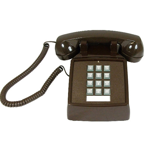 Cortelco 250045-VBA-20M Desk Phone with Volume Control (Brown/Refurbished)