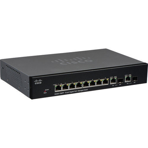 Cisco SG300-10MPP 10-Port Max PoE+ Managed Switch
