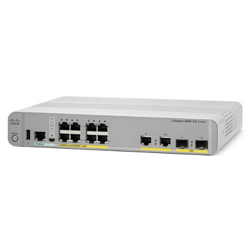 Cisco Catalyst WS-C2960CX-8PC-L 8-Port Ethernet Switch