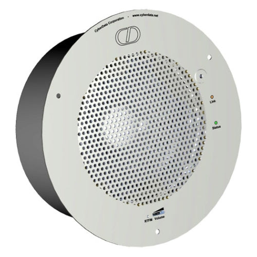 CyberData 011104 VoIP Syn-Apps Enabled Speaker (White)