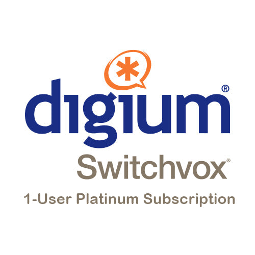 Digium 1SWXPSUB1 Switchvox 1-User Platinum Subscription