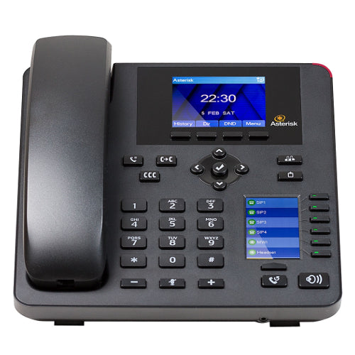 Digium 1TELA025LF A25 Mid-level 4-Line SIP with HD Voice Gigabit Phone