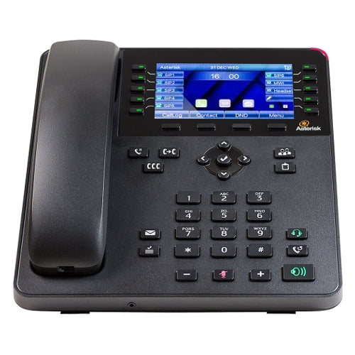 Digium 1TELA030LF A30 Executive-level 6-Line SIP with HD Voice Gigabit Phone