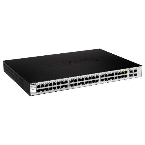 D-Link DGS-1210-52 WebSmart Gigabit Switch with 48 1000Base-T and 4 SFP Ports
