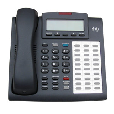 ESI Communications 5000-0452 48-Key Display Telephone (Charcoal/Refurbished)