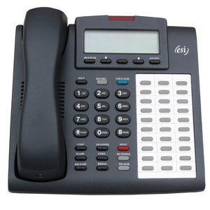 ESI DFP 5000-0531 48 Key Full Duplex Speaker Phone (Charcoal/Refurbished)