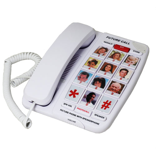 Future Call FC-1007-SP Picture Care Phone with Speaker Phone