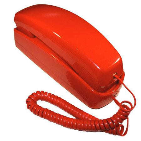 Golden Eagle Electronics 5303 Trimstyle Corded Phone (Red)