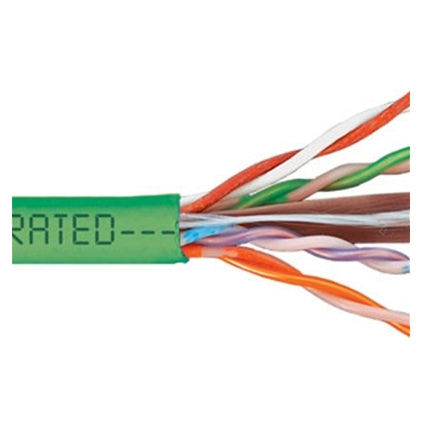 ICC CAT6 CMP Plenum Value Line 500 MHz Cable (Green)