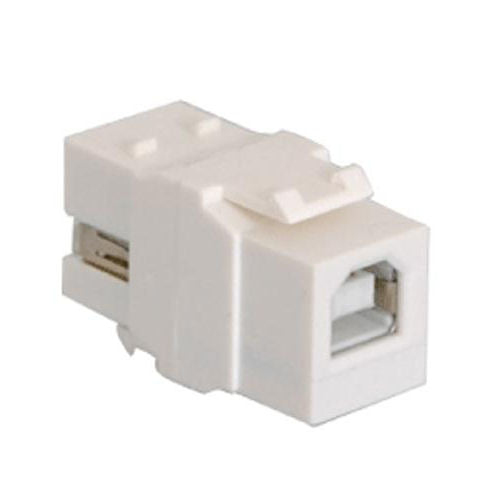 ICC IC107UABWH A to B Female to Female USB Modular Connector (White)