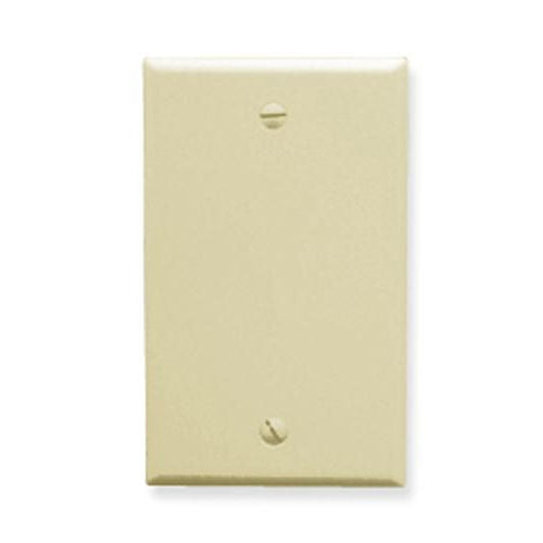 ICC IC630EB0AL Blank Flush Wall Plate (Almond)