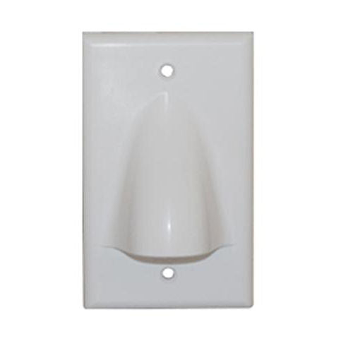 ICC IC640BSSWH 1-Gang Bulk Nose Faceplate (White)