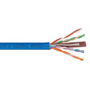 ICC CAT6 CMP Plenum Value Line 500 MHz Cable (Blue)