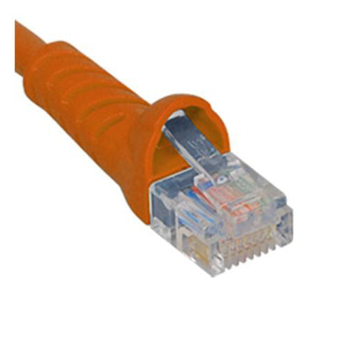 ICC ICPCSJ10OR Molded Boot Category 5e Patch Cord 10ft. (Orange)