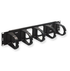 ICC Interbay Cable Management Panel, 2-RMS (Black)