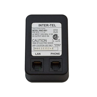 Intertel Axxess 806.1114 WND-4801-A IP Phone Power Supply (Refurbished)