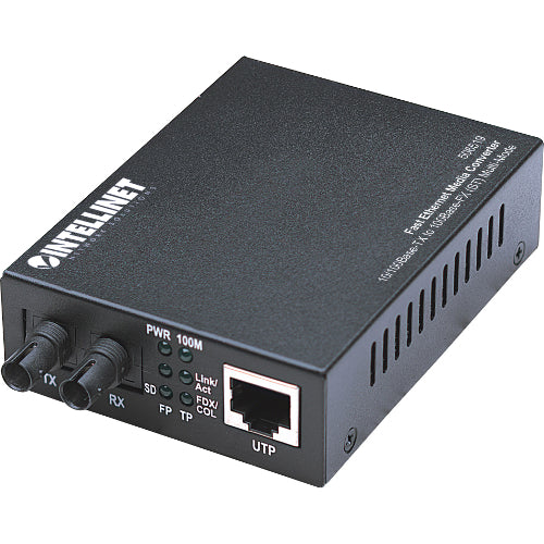 Intellinet 506519 10/100 Multi-Mode Media Converter