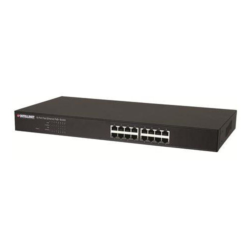 Intellinet 560771 16-Port 10/100 Switch with 8-Ports POE+