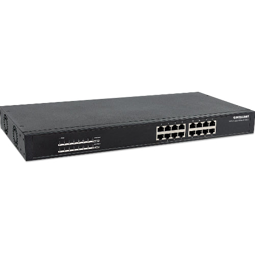 Intellinet 560993 16-Port Gigabit Ethernet PoE+ Switch