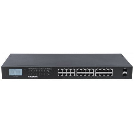 Intellinet 561242 24-Port Gigabit Ethernet PoE+ Switch