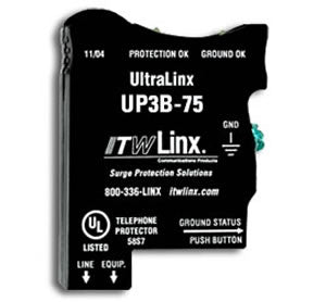 ITW UltraLinx UP3B-75 Solid-State 66 Block Protection