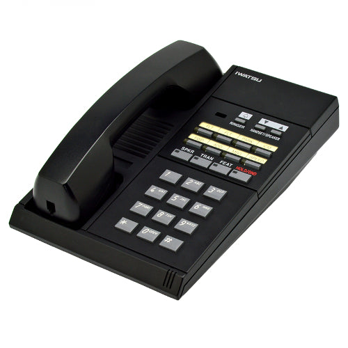 Iwatsu IX-MKT 104076 8-Button Multi-Line Telephone (Black/Refurbished)